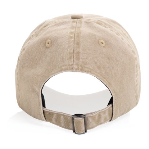 BEAU AWARE™ Keps med 6 paneler i 270gsm tvättad bomullstwill beige
