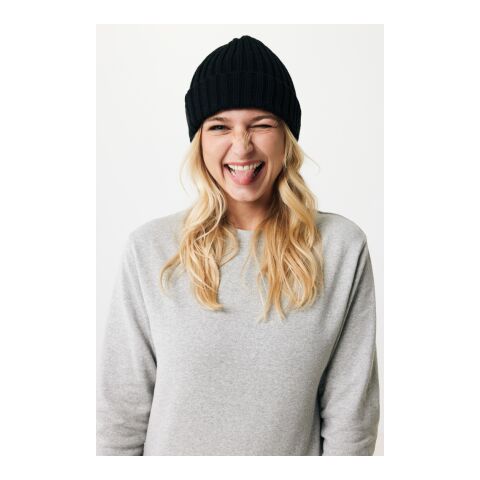 Kennedi AWARE™ Polylana® ribbstickad mössa svart | Inget reklamtryck | Inte tillgängligt | Inte tillgängligt | Inte tillgängligt