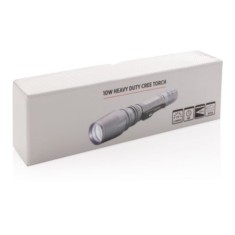 10W Heavy duty CREE-ficklampa grå-svart | Inget reklamtryck | Inte tillgängligt | Inte tillgängligt | Inte tillgängligt