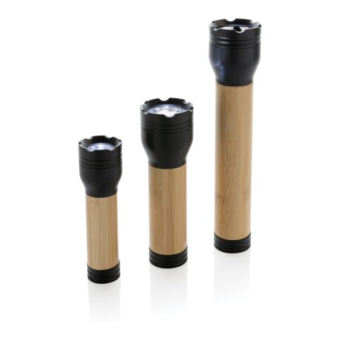 Lucid 1W ficklampa RCS certifierad återvunnen plast &amp; bambu svart-brun | Inget reklamtryck | Inte tillgängligt | Inte tillgängligt