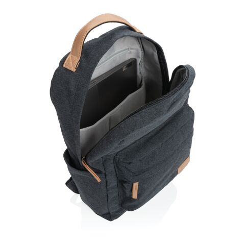 Impact AWARE™ ryggsäck i 16 oz. återvunnen canvas svart | Inget reklamtryck | Inte tillgängligt | Inte tillgängligt | Inte tillgängligt