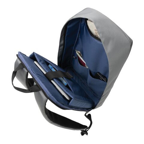 Impact AWARE™ 1200D minimalistisk 15.6&quot; laptopryggsäck grå-blå | Inget reklamtryck | Inte tillgängligt | Inte tillgängligt | Inte tillgängligt