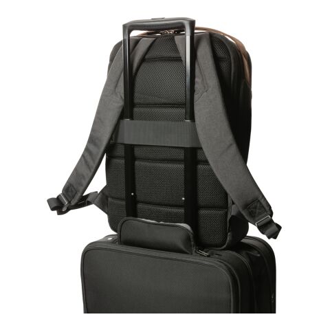 Impact AWARE™ 300D two tone lyxig 15.6" laptopryggsäck svart | Inget reklamtryck | Inte tillgängligt | Inte tillgängligt