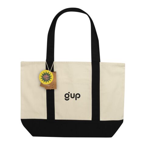 SHOP LOCAL AWARE™ återvunnen bomull 350 gsm Toteväska svart