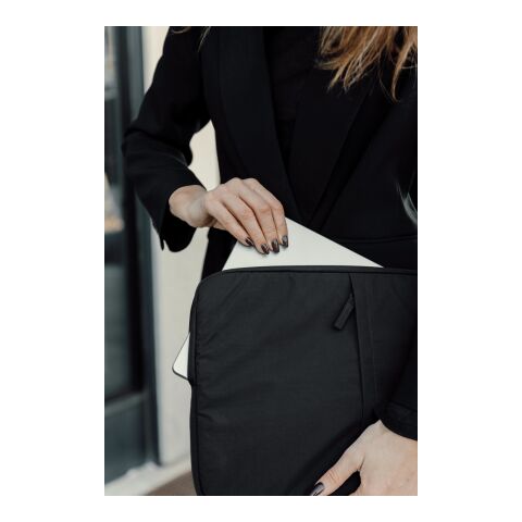 KENTO URBAN RCS återvunnen nylon 15.6" laptopfodral svart | Inget reklamtryck | Inte tillgängligt | Inte tillgängligt | Inte tillgängligt