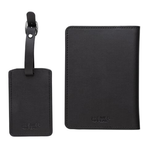 Swiss Peak gåvoset för resa GRS återvunnen PU svart | Inget reklamtryck | Inte tillgängligt | Inte tillgängligt