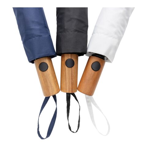 Kaycey 21” AWARE™ RPET Acacia trä mini paraply auto open svart | Inget reklamtryck | Inte tillgängligt | Inte tillgängligt