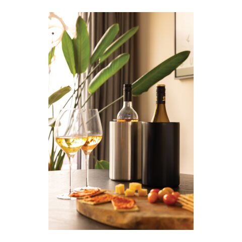 Vino vinhink av RCS-certifierat återvunnet rostfritt stål svart | Inget reklamtryck | Inte tillgängligt | Inte tillgängligt