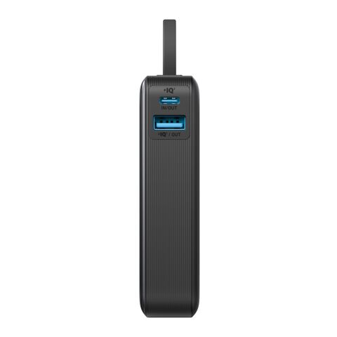 Anker Nano powerbank 30W, inbyggd USB-C kabel svart