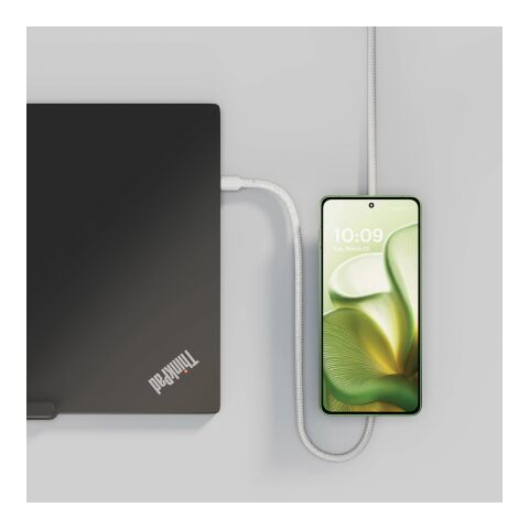 Zens Laddningskabel USB C - C Pro 2 vit