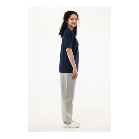 IQONIQ Nikko t-shirt i tung återvunnen bomull marinblå | XXL | Inget reklamtryck | Inte tillgängligt | Inte tillgängligt | Inte tillgängligt