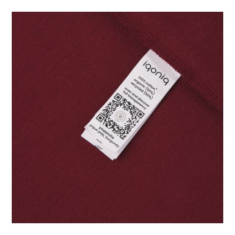 Iqoniq Yosemite pikétröja i återvunnen bomull vinröd | S | Inget reklamtryck | Inte tillgängligt | Inte tillgängligt | Inte tillgängligt