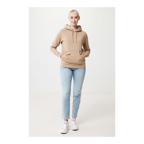 Iqoniq Torres hoodie i återvunnen ofärgad bomull heather brown | S | Inget reklamtryck | Inte tillgängligt | Inte tillgängligt | Inte tillgängligt