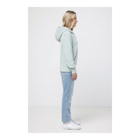 Iqoniq Trivor microfleece hoodie i återvunnen polyester Iceberg green | XL