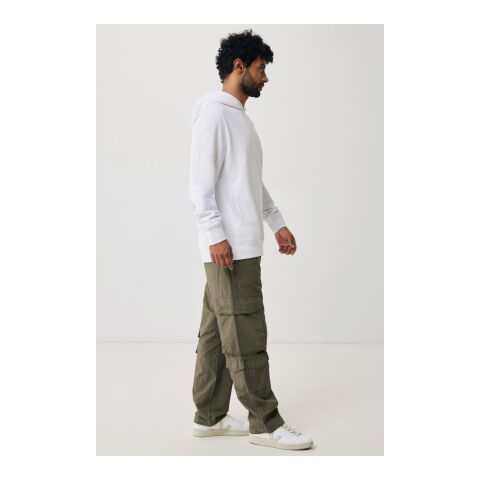 Iqoniq Yengo hoodie  i återvunnen bomull med sidofickor Vit | XXS | Inget reklamtryck | Inte tillgängligt | Inte tillgängligt | Inte tillgängligt