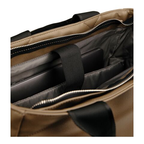 VINGA Bermond RCS återvunnet PU ryggsäck brun | Inget reklamtryck | Inte tillgängligt | Inte tillgängligt