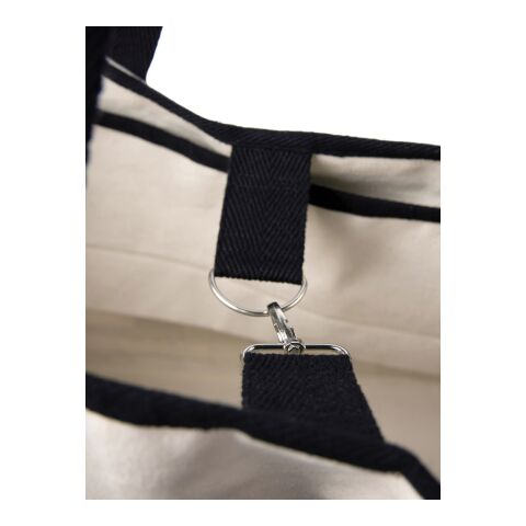 VINGA Volonne AWARE™ återvunnen canvas strandväska off white-svart | Inget reklamtryck | Inte tillgängligt | Inte tillgängligt | Inte tillgängligt