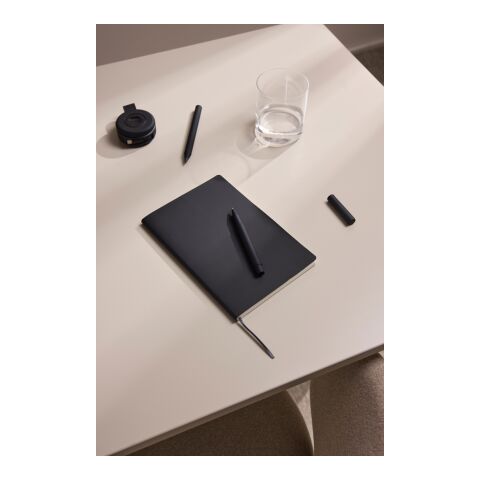 VINGA Baltimore RCS PU softcover notebook svart | Inget reklamtryck | Inte tillgängligt | Inte tillgängligt
