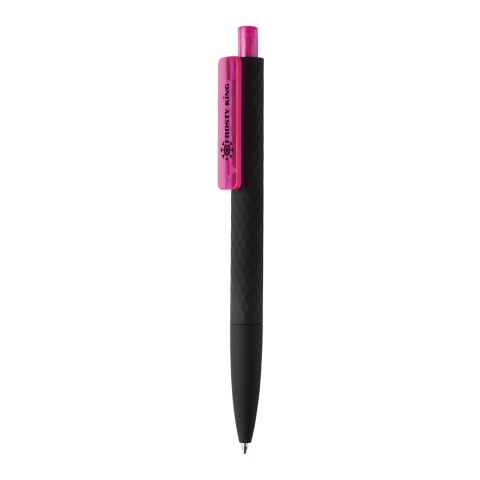 X3 svart smooth touchpenna rosa-svart | Inget reklamtryck | Inte tillgängligt | Inte tillgängligt