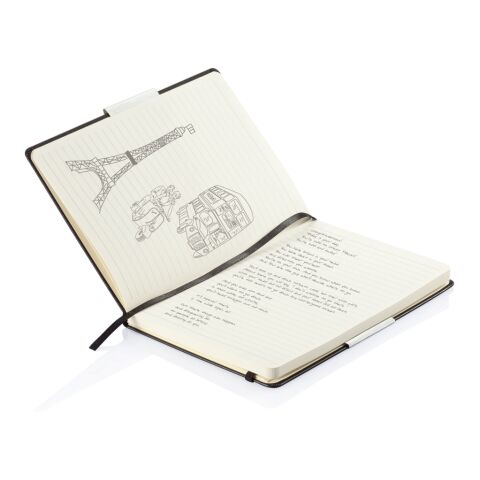 Anteckningsbok Deluxe - hårt omslag - A5 svart | Inget reklamtryck | Inte tillgängligt | Inte tillgängligt