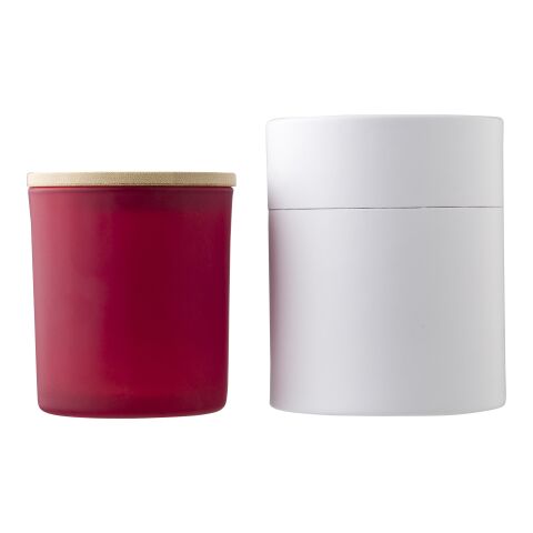 Ljus i hållare av glas Lucas Röd | Inget reklamtryck | Inte tillgängligt | Inte tillgängligt