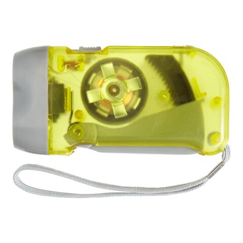 Dynamo LED ficklampa Gul | Inget reklamtryck | Inte tillgängligt | Inte tillgängligt
