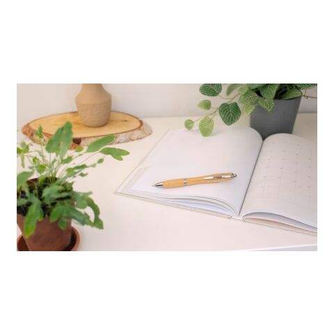 Kulspetspenna i bambu Brun | Inget reklamtryck | Inte tillgängligt | Inte tillgängligt