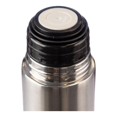 Stainless steel double-walled flask Jan Silver | Inget reklamtryck | Inte tillgängligt | Inte tillgängligt