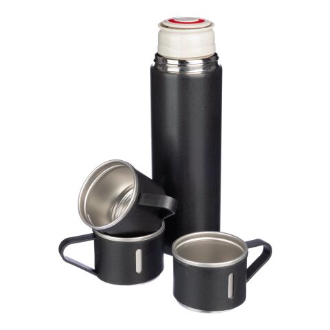 Stainless steel double walled bottle set (420 ml) Herbert Svart | Inget reklamtryck | Inte tillgängligt | Inte tillgängligt