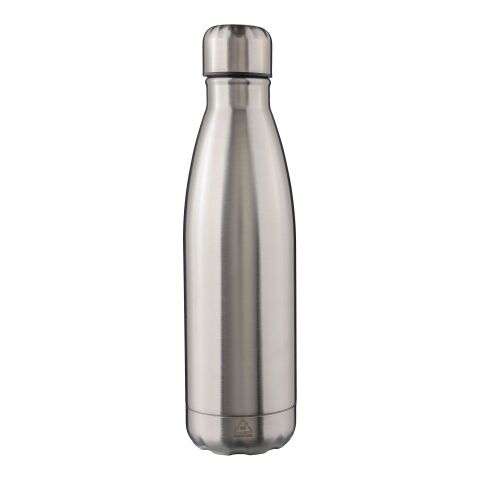Recycled stainless steel double-walled flask 500 ml Clifford grå | Inget reklamtryck | Inte tillgängligt | Inte tillgängligt