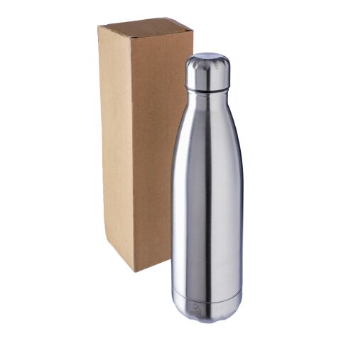Recycled stainless steel double-walled flask 500 ml Clifford Blå | Inget reklamtryck | Inte tillgängligt | Inte tillgängligt