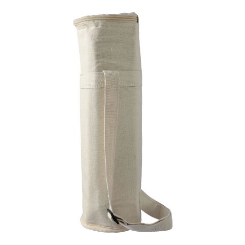 Recycled cotton (270 gsm) bottle cooler bag Eugene beige | Inget reklamtryck | Inte tillgängligt | Inte tillgängligt