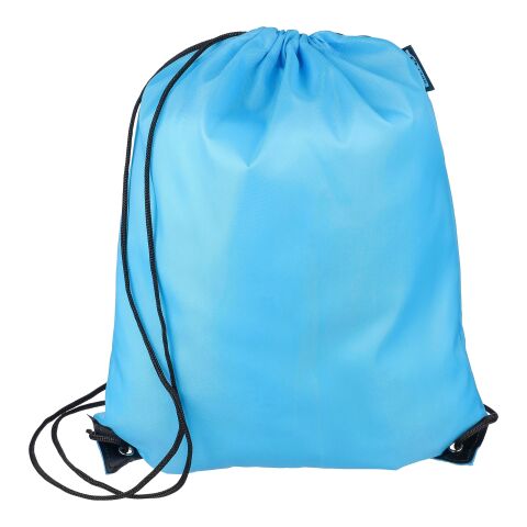 rPET polyester (210D) drawstring backpack Calix Svart