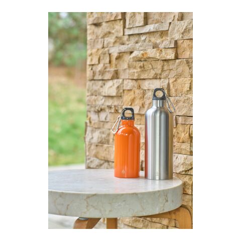Recycled stainless steel single walled bottle (400 ml) Sable Ljusblå