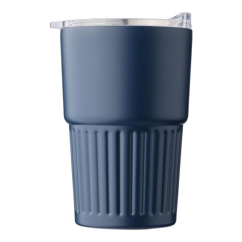 Recycled stainless steel double-walled travel mug (450 ml) Calo Grön | Inget reklamtryck | Inte tillgängligt | Inte tillgängligt