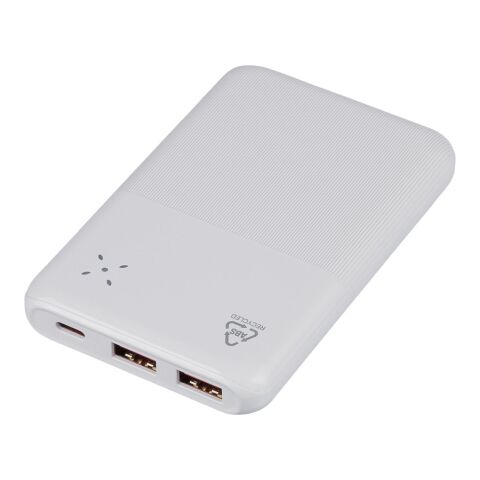 Recycled ABS powerbank Tavi Vit | Inget reklamtryck | Inte tillgängligt | Inte tillgängligt