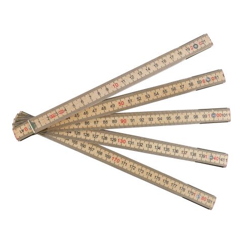 Birchwood foldable ruler Ezio Brun | Inget reklamtryck