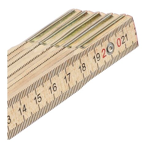 Birchwood foldable ruler Ezio Brun | Inget reklamtryck | Inte tillgängligt | Inte tillgängligt