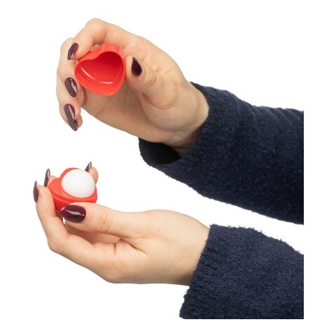 PP heart-shaped lip balm jar Ilja Röd | Inget reklamtryck | Inte tillgängligt | Inte tillgängligt