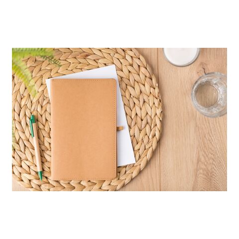 Washed kraft paper notebook Johanna Brun | Inget reklamtryck | Inte tillgängligt | Inte tillgängligt
