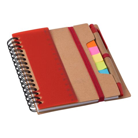 Recycled paper notebook Angela Röd | Inget reklamtryck | Inte tillgängligt | Inte tillgängligt
