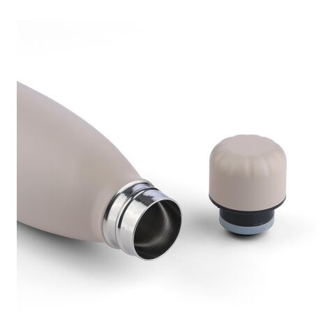 Recycled double-walled drinking bottle 500 ml Sunny Grå | Inget reklamtryck | Inte tillgängligt | Inte tillgängligt