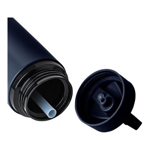 Recycled stainless steel drinking bottle (500 ml) Zeno Blå