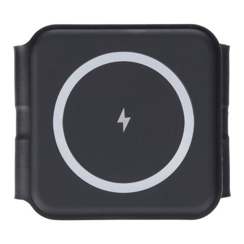 Wireless charger Trigo | Recycled | 3-in-1 Svart