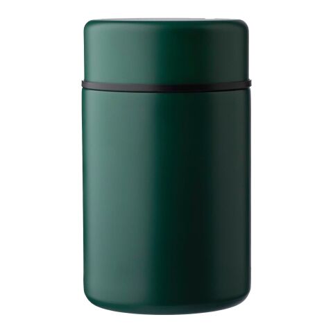Stainless steel double walled lunch pot Niko Svart