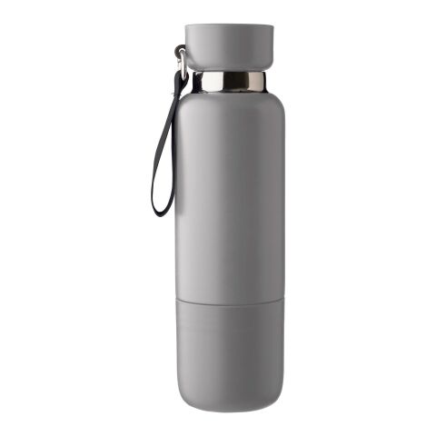 Stainless steel double-walled bottle (500 ml) Lieselotte Grå