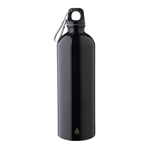 Recycled stainless steel single walled bottle (750 ml) Emeric Svart