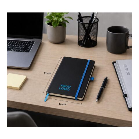 PU notebook Charlene Ljusblå
