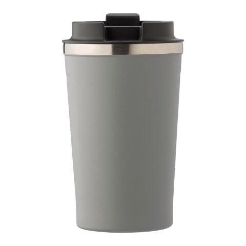 Mugg i rostfritt stål med dubbla väggar (380 ml) Grå