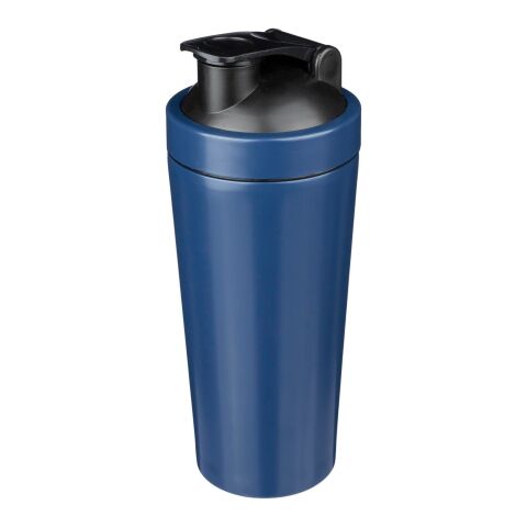 Recycled stainless steel single-walled drinking bottle (750 ml) Orla Koboltblå